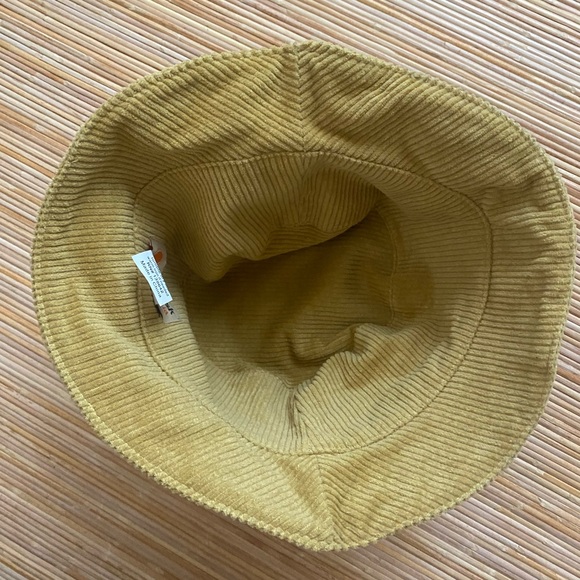 Mollusk Bucket Hat Corduroy Yellow One Size - Picture 4 of 6